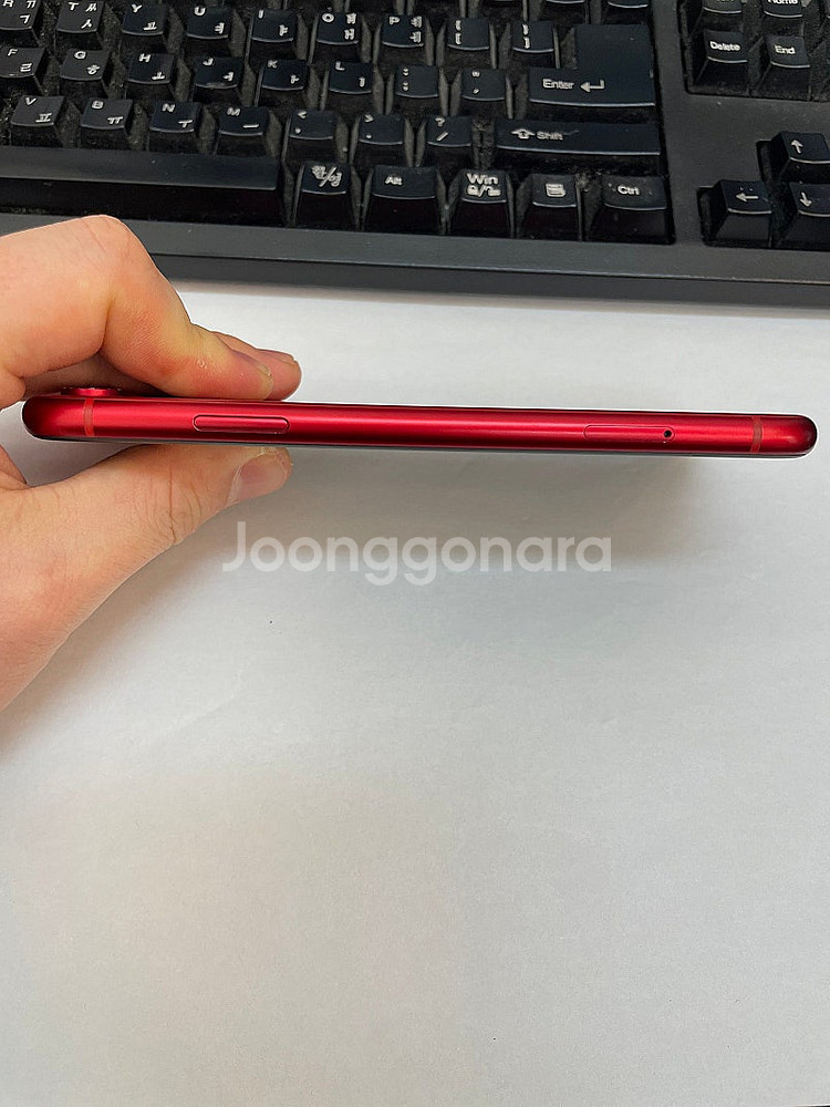 아이폰XR 레드 128GB 배터리89% 상태좋은 중고2...--4