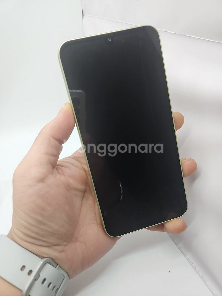 갤럭시A34 128GB 라임색상 팝니다--0