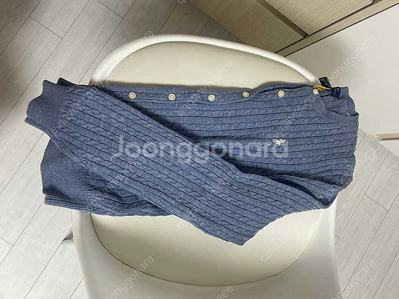 폴로 걸즈 가디건 씨홀트헤더 L--0
