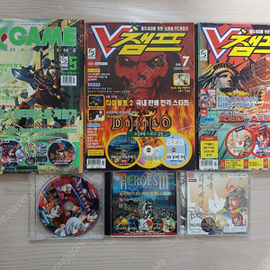 PC GAME MAGAZNIE 2000년 5월호, V챔프 2000년 7월호, V챔프 2000년 9월호, 부록게임CD팝니다.