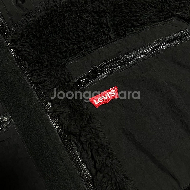 Levis 리바이스 정품 투웨이 플러피 후리스 집업 자...--4