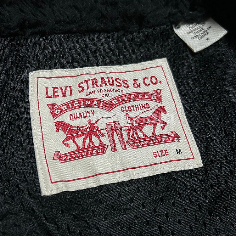 Levis 리바이스 정품 투웨이 플러피 후리스 집업 자...--5