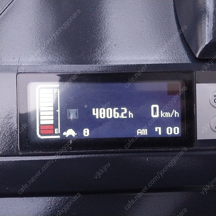 니찌유 전동지게차 1.5톤 3단4500MM 싸이드쉬프트 장착 2018년식 FBR15-80 입식지게차[신차수준] 이미지