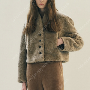 메종마레 시어링 크롭자켓 Faux Shearling Crop Jacket