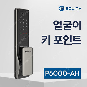 얼굴인식 도어락 솔리티 푸시풀 P6000-AH 팝니다