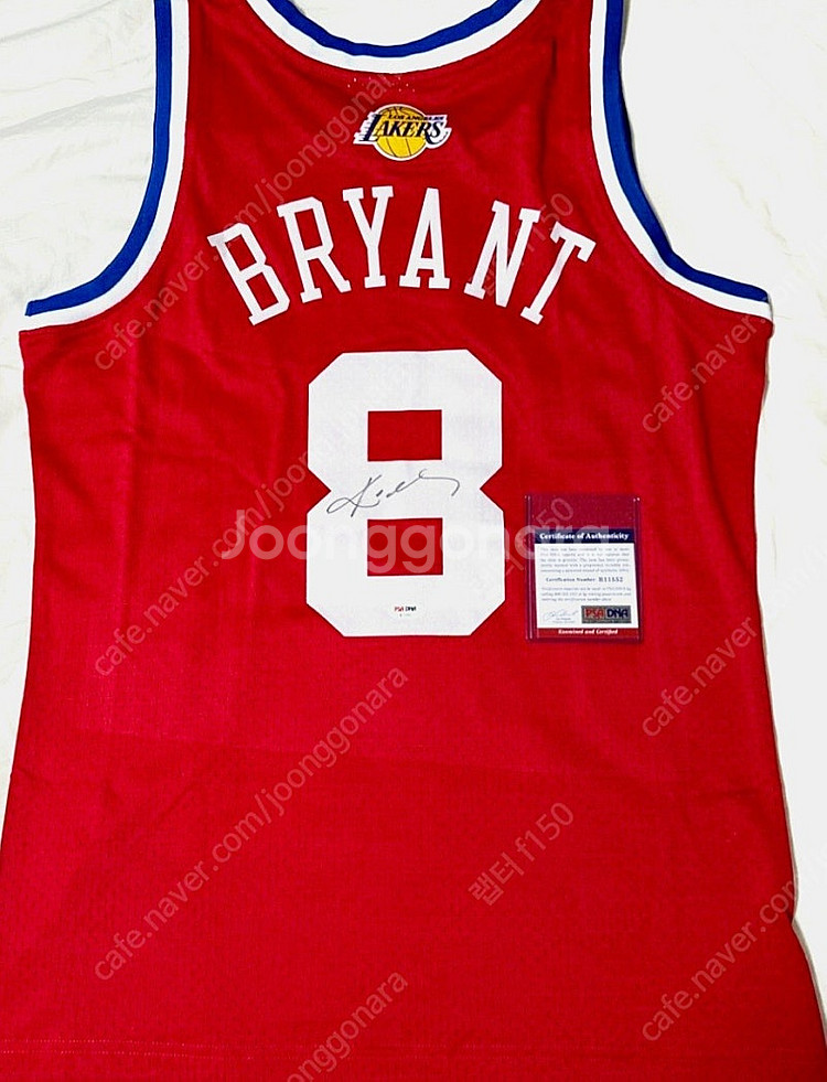 코비브라이언트.NBA.올스타저지.친필.미첼앤네스.PSA...--1