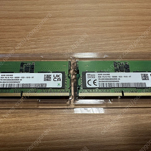 노트북 램 ddr5 8gb x2 (하이닉스 5600