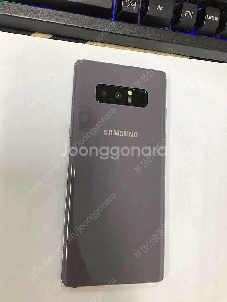 194265 갤럭시노트8 오키드 외관깔끔 256GB 무...--0