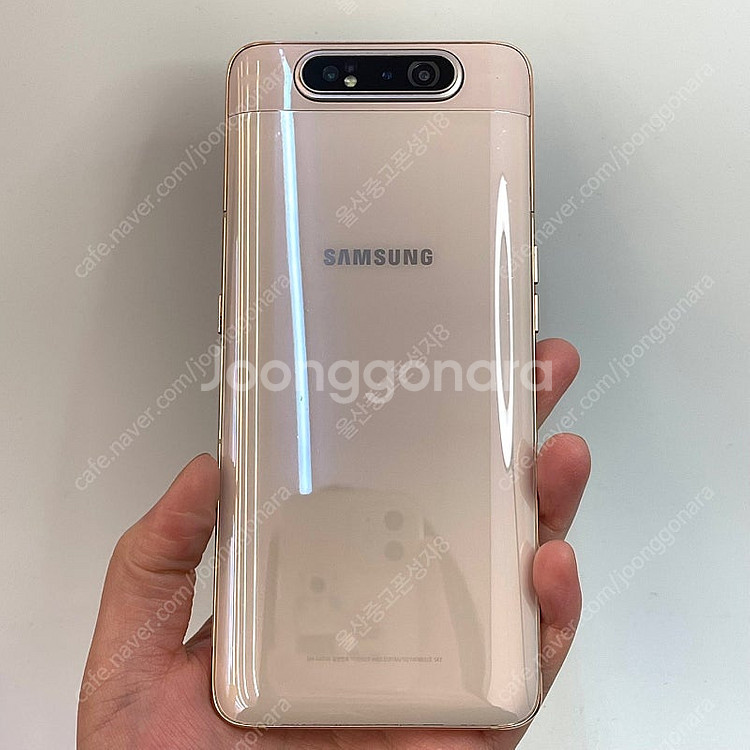 62494 갤럭시A80 (A805) 엔젤골드 128GB...--0