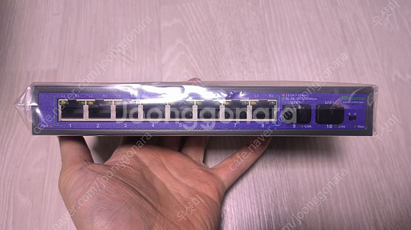 8포트 2.5g 네트워크 스위치 허브 팝니다.--0