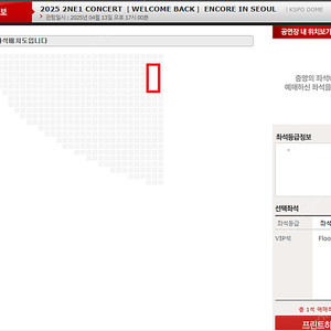 2NE1(투애니원) 서울 앙코르 콘서트 VIP 단석 양도 합니다. (안전거래가능)