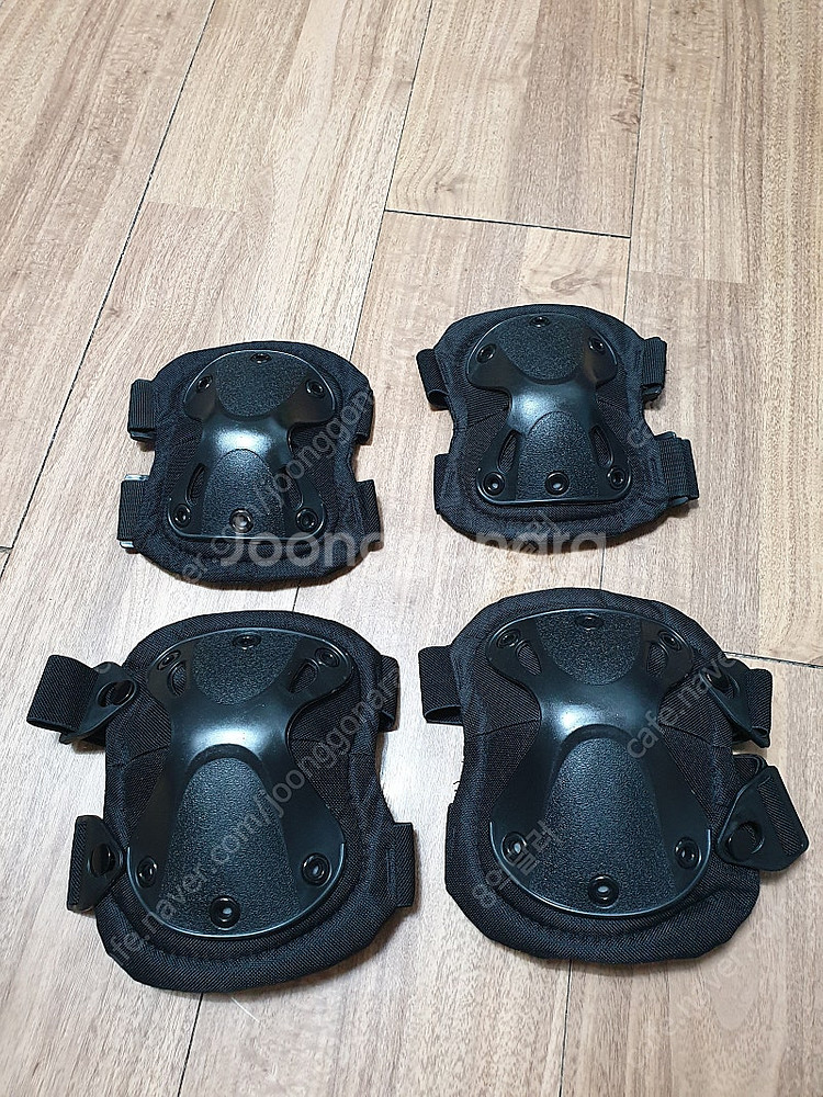 전술 니패드+엘보 패드(무릎 보호대+팔꿈치 보호대)바이크.자전거.인라인스케이트 보호대--0