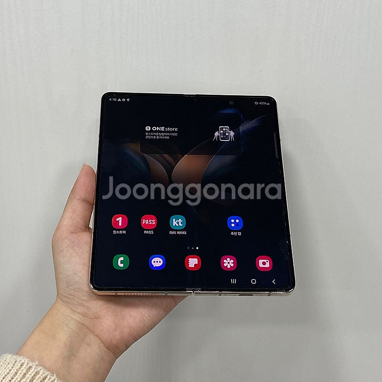 78292 갤럭시Z폴드4 베이지 512GB 부산 중고폰...--0