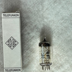 Telefunken 텔레푼켄 ECC81/12AT7 <> NOS 1개 판매