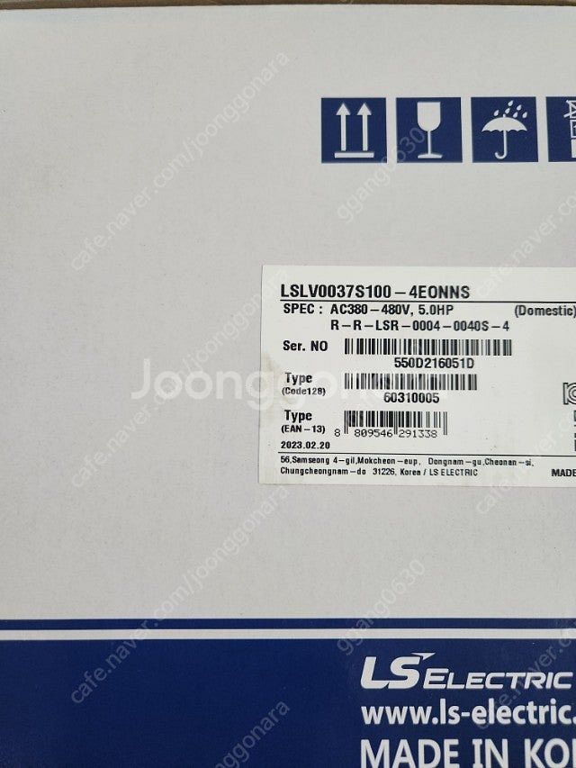 LS인버터 LSLV0040S100-4EONNS 미개봉 ...--0