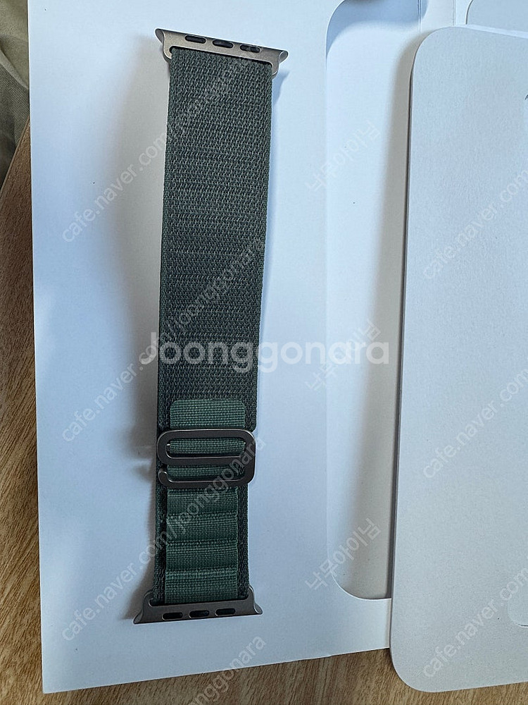 애플워치 울트라 알파인루프 그린 밴드 스트랩 49mm ...--5