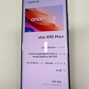 vivo X90 pro Plus 12/256 검정