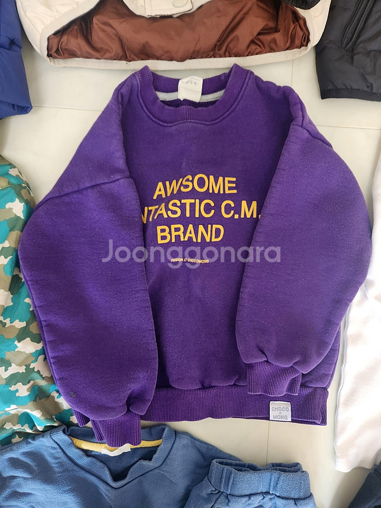 남아 옷 빈폴패딩 덕다운점퍼 조던점퍼 뉴발란스 경량패딩 바람막이 블루독상하복세트 (110~120사이즈)일괄 택포--8