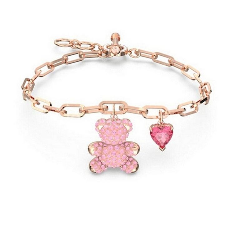 스와로브스키 곰돌이팔찌--0