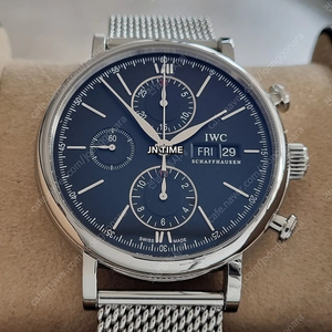 IWC 포르토피노 크로노그래프 42mm 검판 IW391010(2019년식)