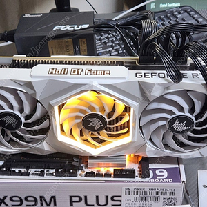 RTX 3080 Ti Hall Of Fame D6X 12GB 화이트 그래픽카드