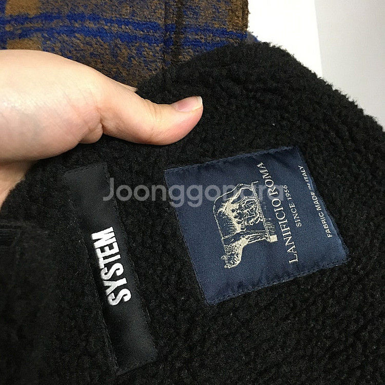 SYSTEM 시스템 옴므 체크 덤블 자켓 105--2