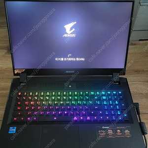 기가바이트 Aorus 17G 3060 노트북 팝니다.