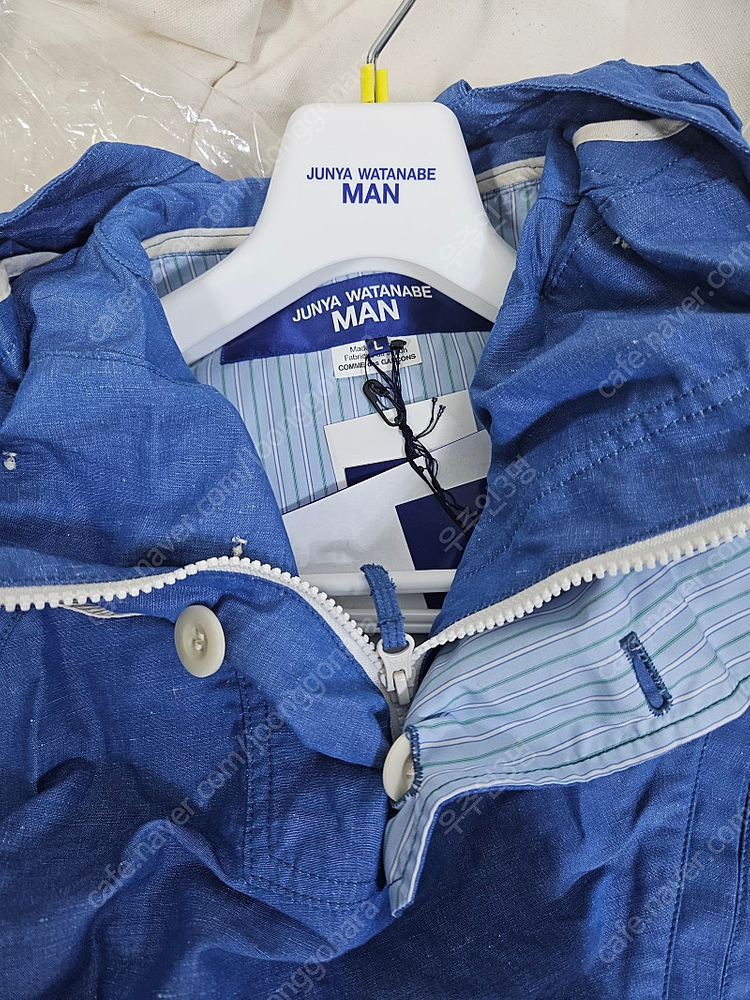 준야와타나베 로이린스테인 린넨 아노락자켓 L 이미지