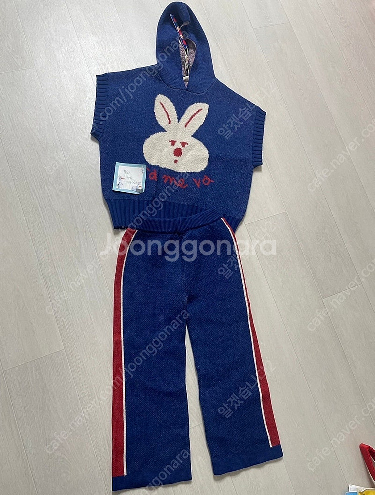 리미떼두두 니트조끼세트 2xl 택포5.5--1
