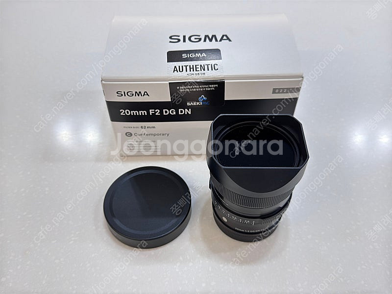 시그마 20mm f2 L마운트 + 하오게 사각후드--0