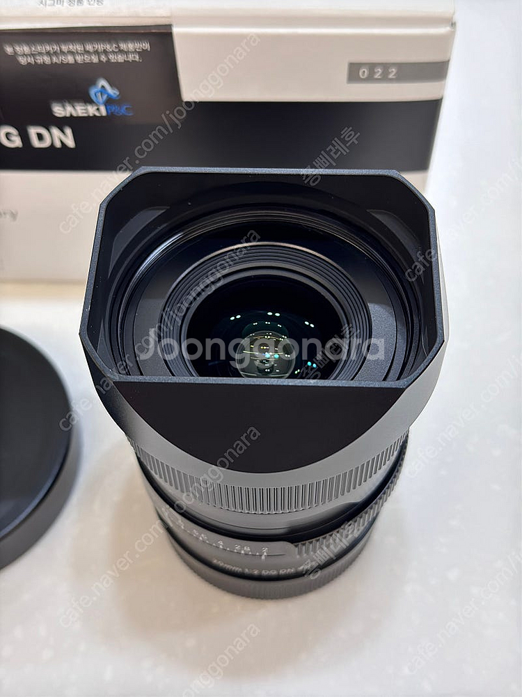 시그마 20mm f2 L마운트 + 하오게 사각후드--2