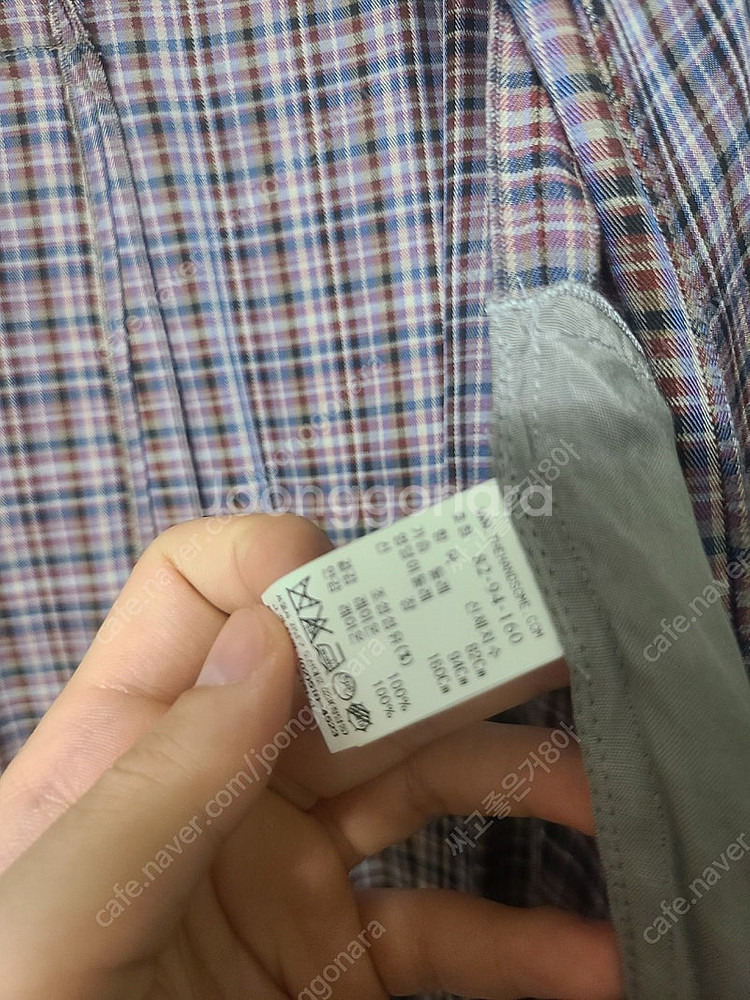 타임 Time 체크자켓 55-66--1