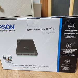 [포토스캐너] 엡손 퍼펙션 V39II 슬림 스캐너 문서스캔 사진스캔