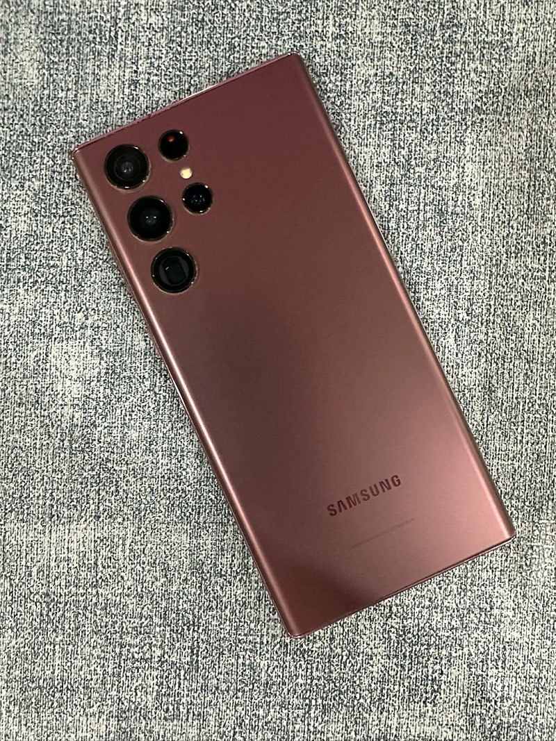 갤럭시S22울트라 256G 버건디 22년 11월개통 상...--0