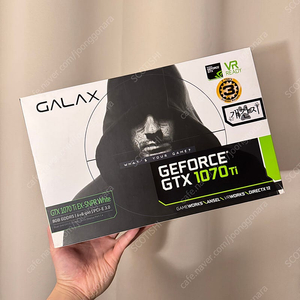 갤럭시 GTX1070Ti 화이트 그래픽카드 개간지 풀박