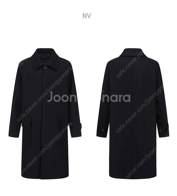 폴햄 져지 스트레치 발마칸 코트 네이비 100 새상품--1