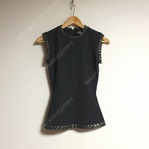 dsquared2 디스퀘어드 체인 디테일 티셔츠 탑 xs 사이즈 정품