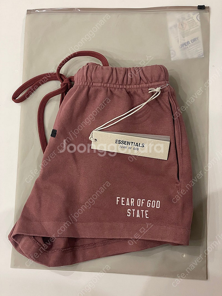 피어오브갓 에센셜 헤비 져지 러닝 쇼츠 반바지 XS사이...--2