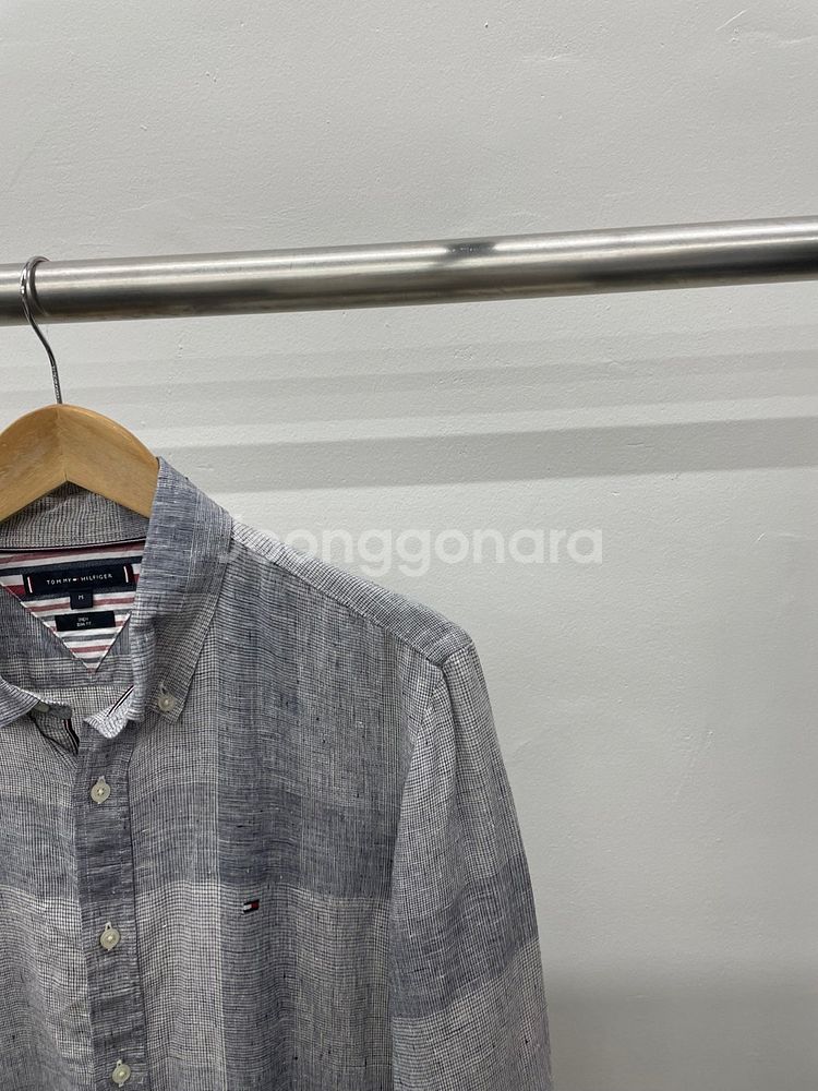 100)타미힐피거 린넨100% 셔츠,빈폴 셔츠 판매합니...--4