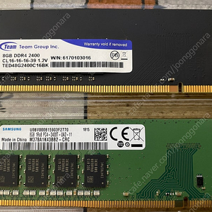 ddr4 ram 8gb 2개