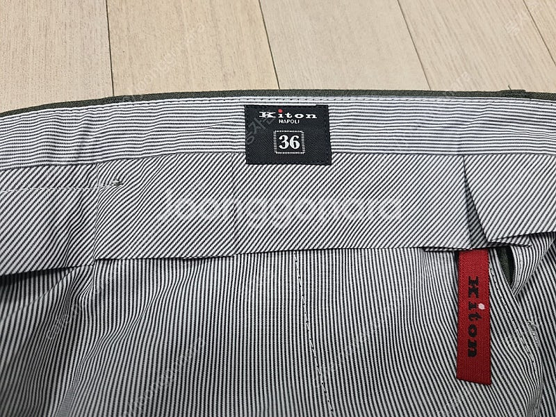 [새상품] 키톤(Kiton) 퓨어캐시미어100% 카고팬...--8