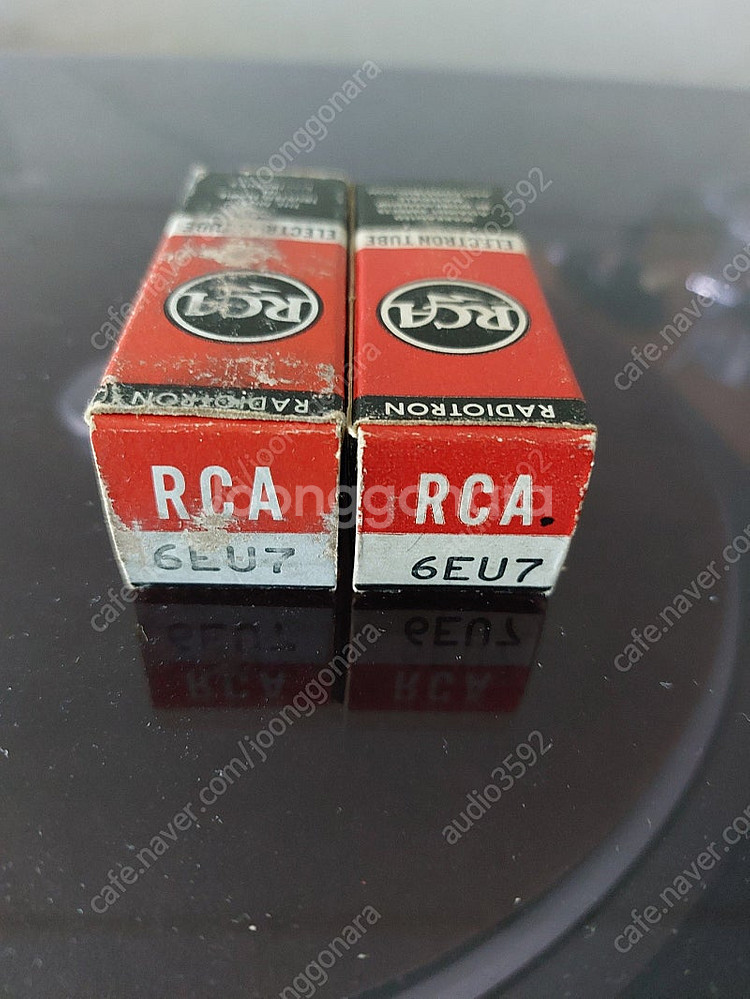 RCA 6eu7 2알 페어 박스 신품 (NIB) 판매.--1