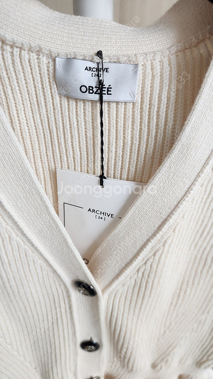 오브제 니트 베스트 새상품 (한섬 타임 마인 랑방 미샤 시스템 원피스)--4