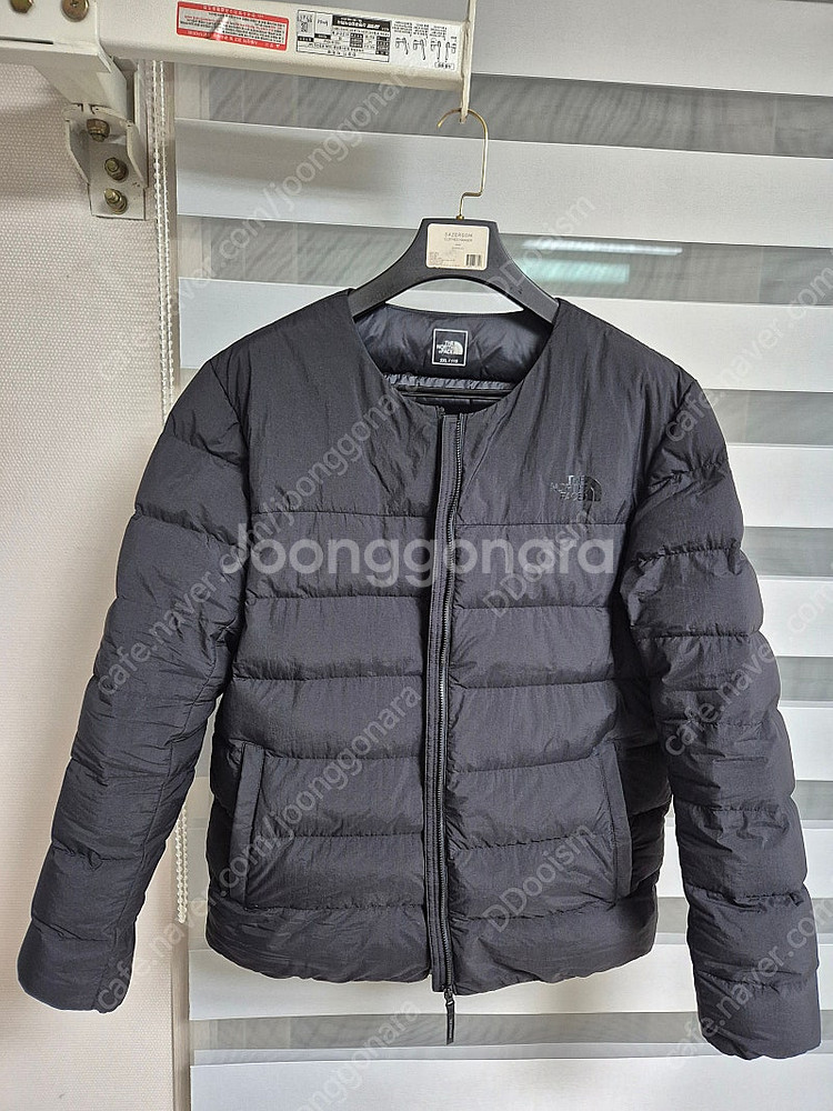 노스페이스 라운드넥 경량 패딩(다운 자켓) XXL(110) 팝니다.--0