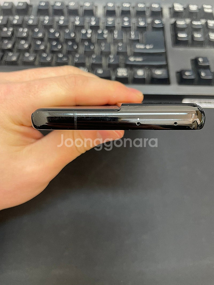 갤럭시S21울트라 블랙 512GB 무잔상 상태좋은 중고...--3