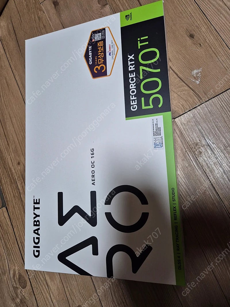 기가바이트 5070ti aero 미개봉팝니다