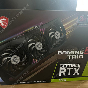 RTX 3080 10gb lhr 트리오 (AS 25/5)