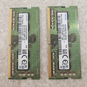 삼성 노트북 메모리 RAM 8GB DDR4 PC3200 * 2ea