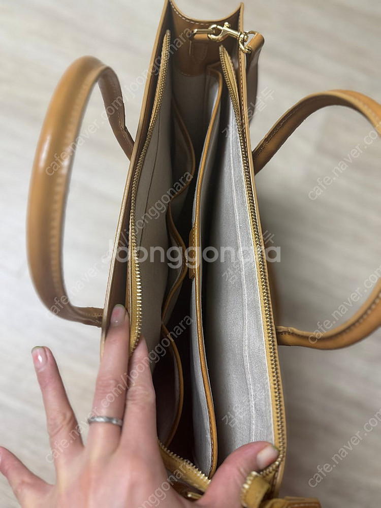 아비에무아 랩탑 브리프 케이스 미디움 (카멜)--5