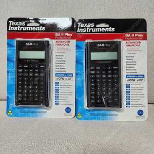 재무용 계산기 Texas Instrument BA II Plus Professional 팝니다.